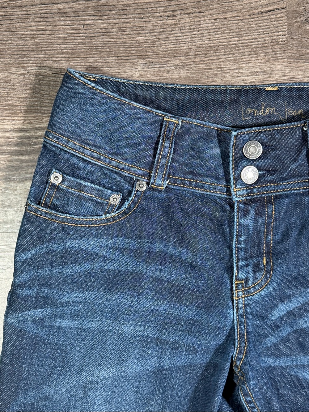 LONDON JEAN Y2K Vintage VICTORIA’S SECRET Mid Rise Whiskered Boot Cut Jeans 4 - Picture 3 of 12